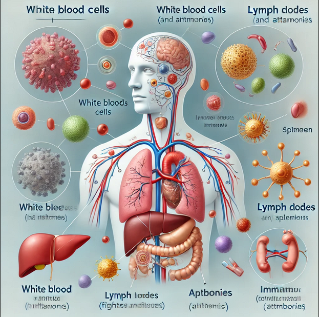 اجزای سیستم ایمنی بدن انسان