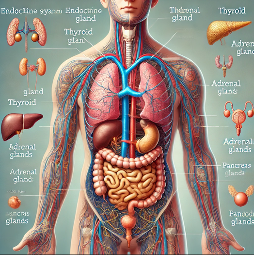 انواع غدد در سیستم غدد درون‌ریز